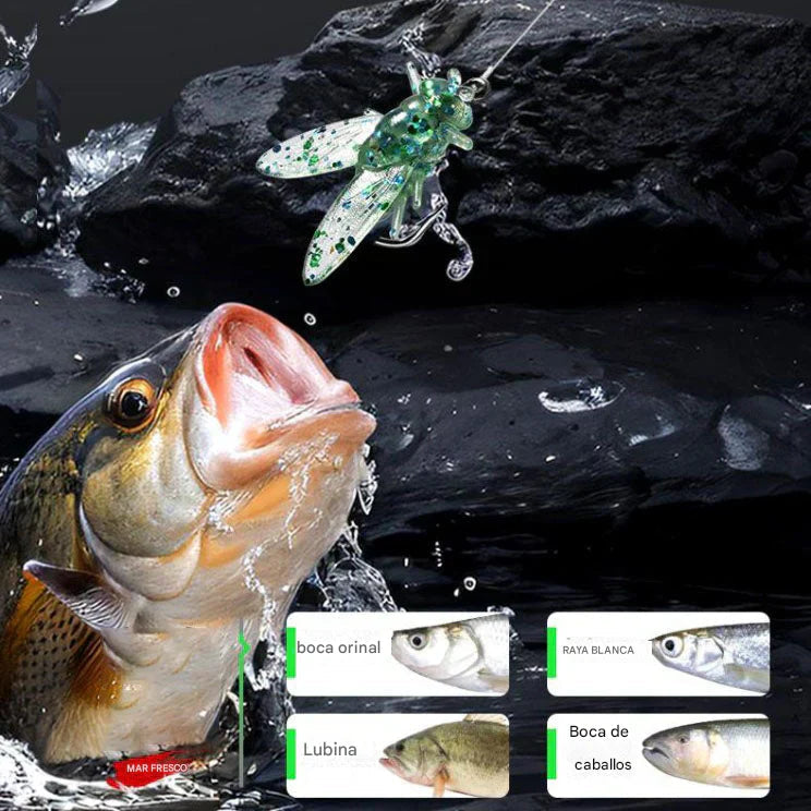 Cebo Para Pesca con Mosca (Pack x20) Dankat