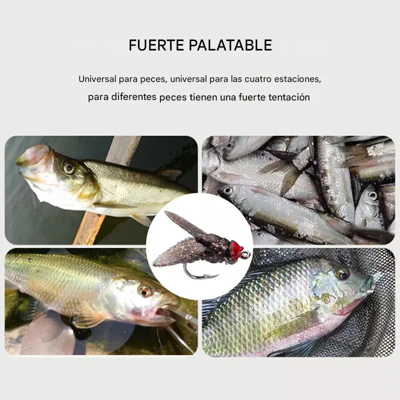 Cebo Para Pesca con Mosca (Pack x20) Dankat