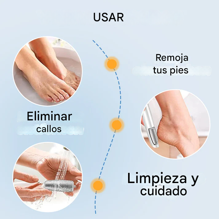 SilkyStep™ – Removedor Eléctrico de Callos Profesional Dankat