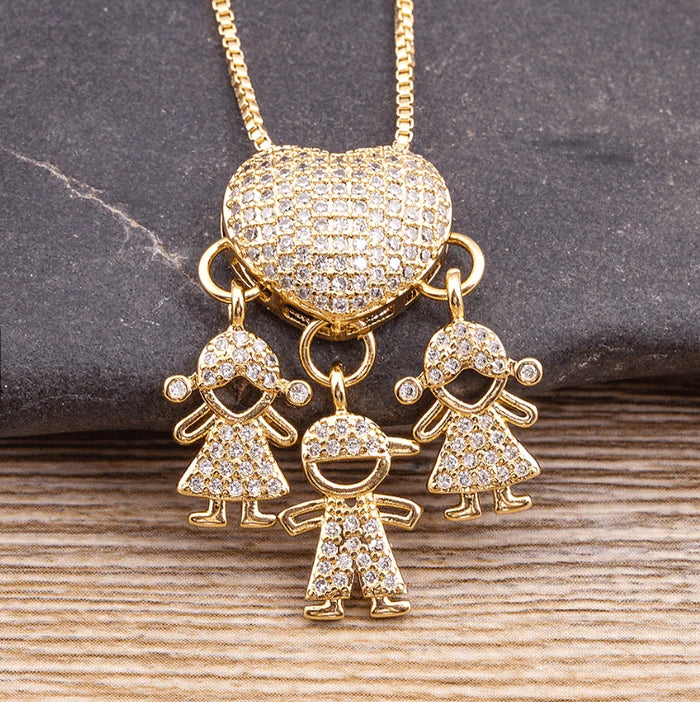 Collar Amor de Madre Chapado en Oro de 18k Noah Tienda