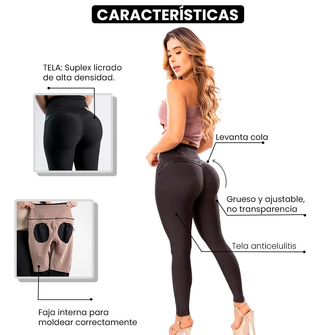 ✨ LEGGINS CON FAJA INTERNA, Levantan Tus Glúteos, Controlan Tu Abdomen y Moldean Tu Figura!🎁 Noah Tienda